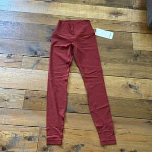 Lululemon align leggings size 4 cayenne net